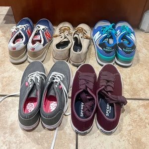 Vans Sperry & New Balance size 5 great condition